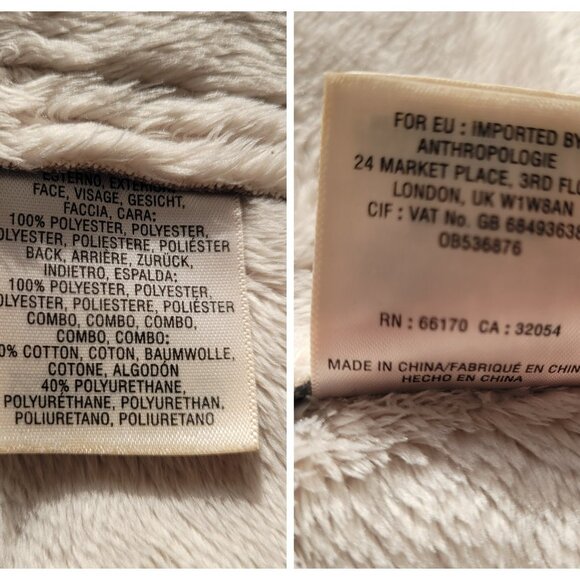 AS-IS Anthropologie "Hei Hei" Reversible Poncho Jacket w/ Hood-M/L - Picture 15 of 15